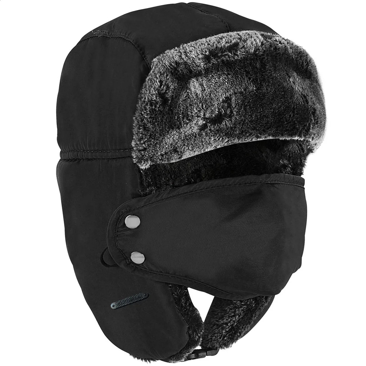Pilot Hat Ushanka Mens Winter Trapper Hat with Windproof Mask-Russian Trooper Hat Hunting Skiing Hat for Men Women 250814