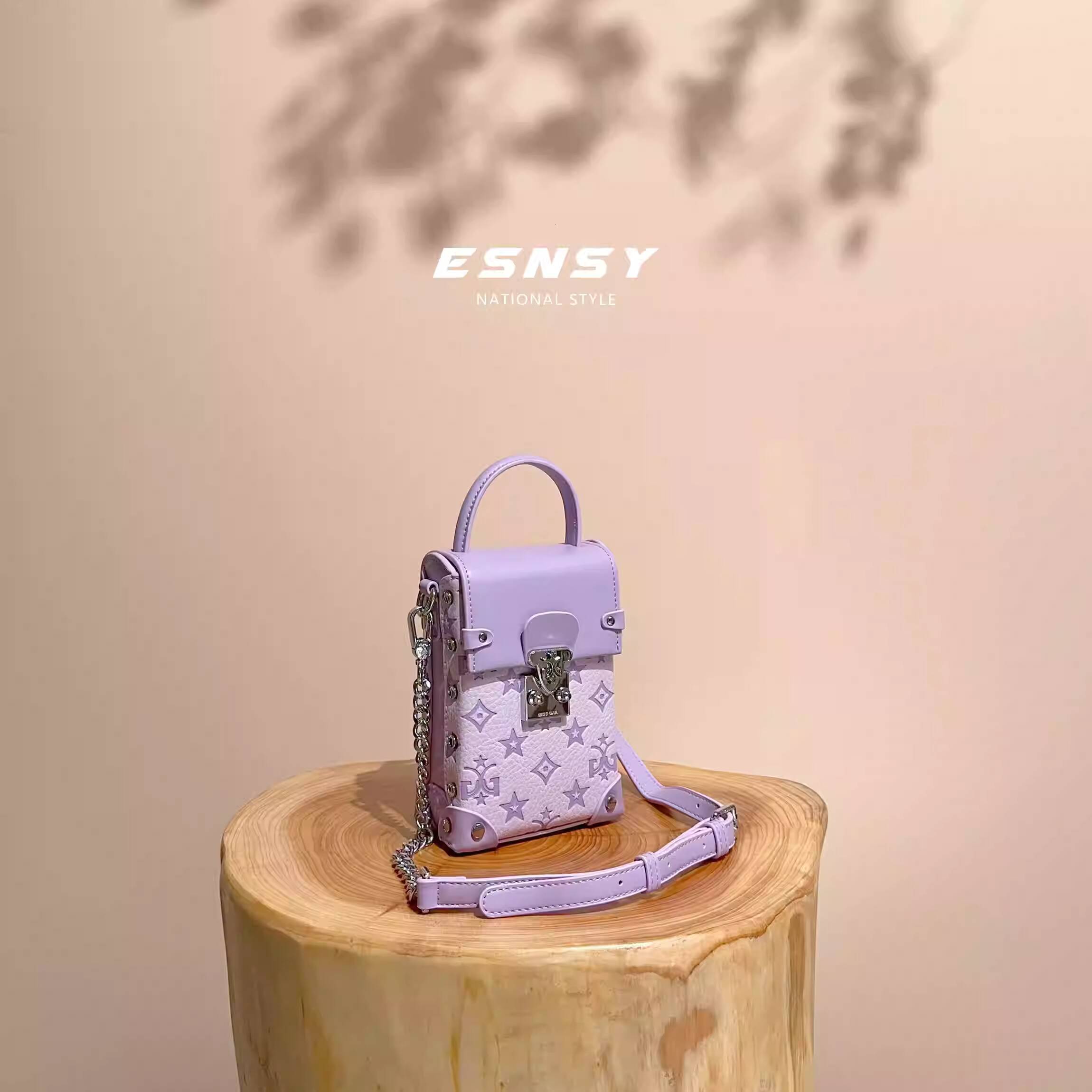 Free Shipping Designer Luxury Chain Shoulder Cross Bag Fashion Women's Small Box Phone Bag New Mini Premium Handbag