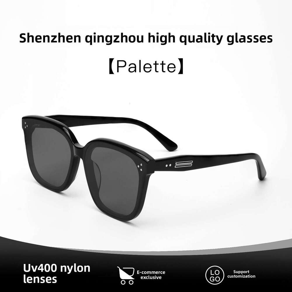 Nouvelles lunettes de soleil en acétate GM PALETTE Premium de haute qualité, usine de lunettes Shenzhen Qingzhou