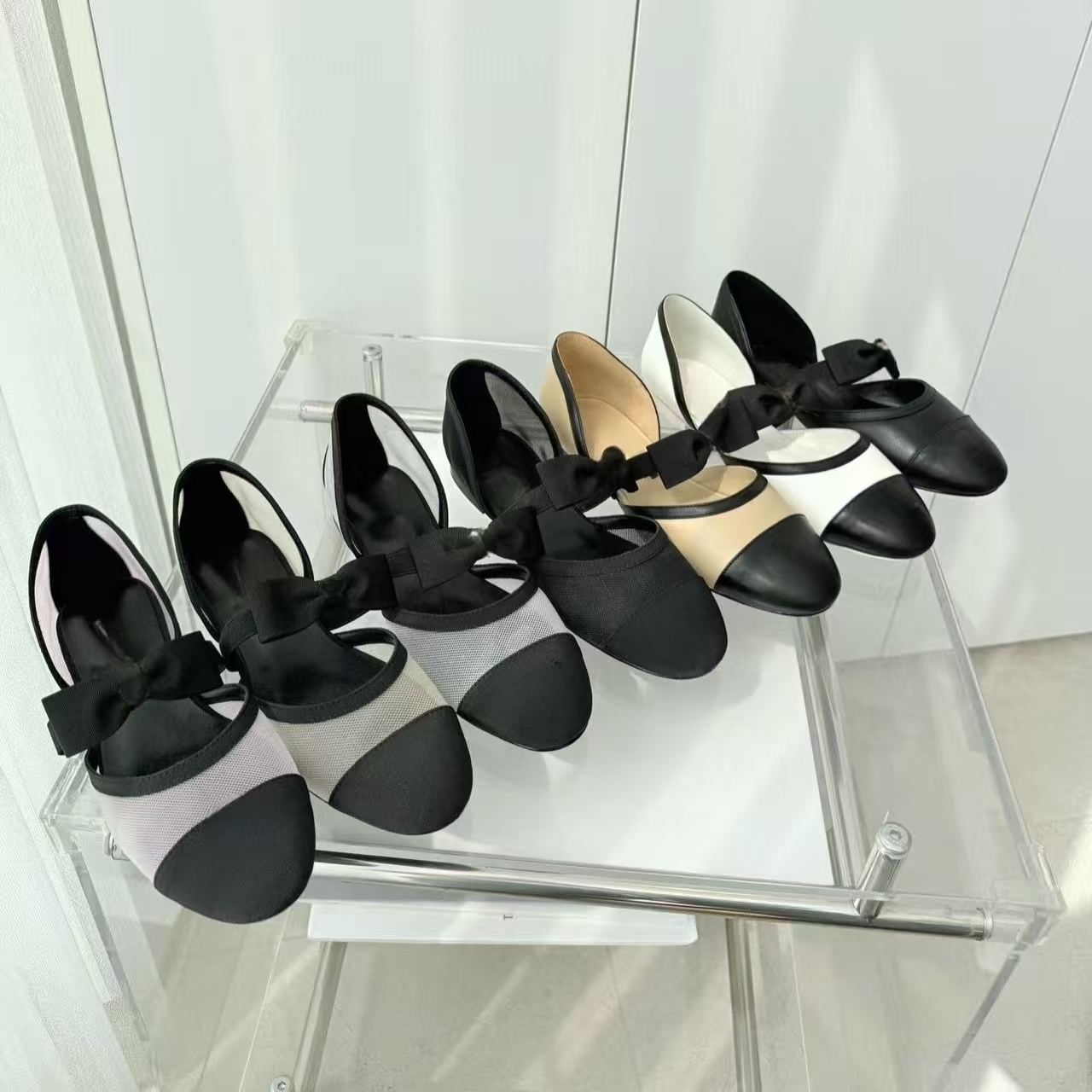Soirée de qualité supérieure Mary Jane Ballet Flats Chaussures avec une sangle Chaussures de robe LOAFERS REAL CUIMME FEMANS LURXE DESCTIONNES CH