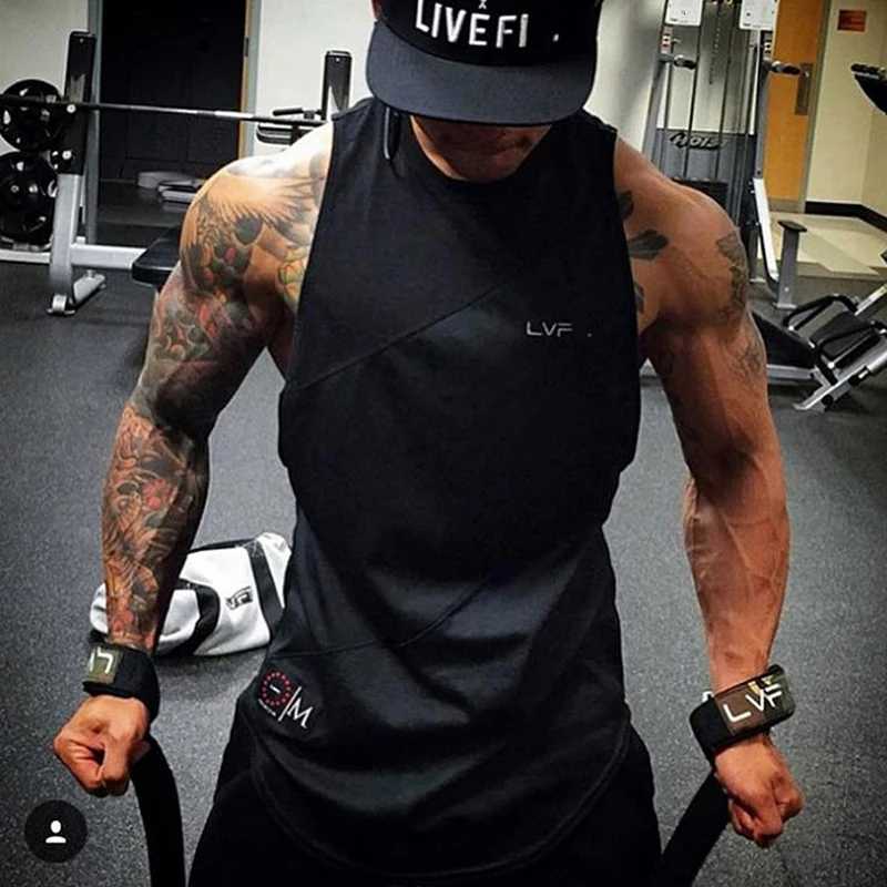 Mens Brand Gym Clothing Bodybuilding Singlets Sports Tank Top Man Fitness Shirt Muscle Guys Sleeveless Vest Casual Cotton Top X250821