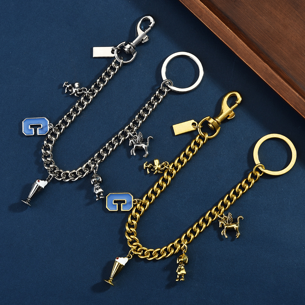 Luxury Designer Keychain ch Fashion Glamour Women's Keychain bag charm Keychain Leather Trim Crisp Style Bag keychain wallet Pendant