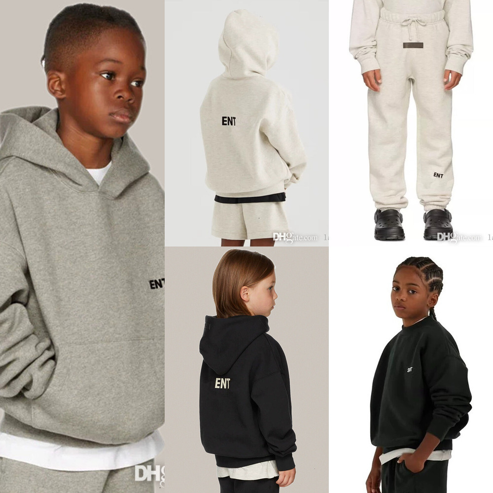Automne Winter Kids Designer Vêtements Tracskuit Leisure Loose Sports Sports SweetSuit Two Piece Ensemble à capuche longue Sweat à capuche Pantal