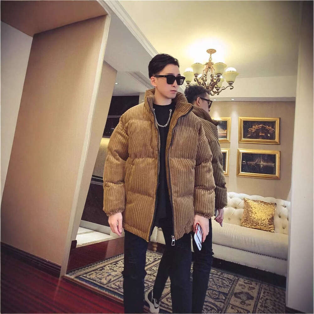 New Brand Thickened Cotton Coat Puffer Jacket Autumn Winter Trendy Men B5