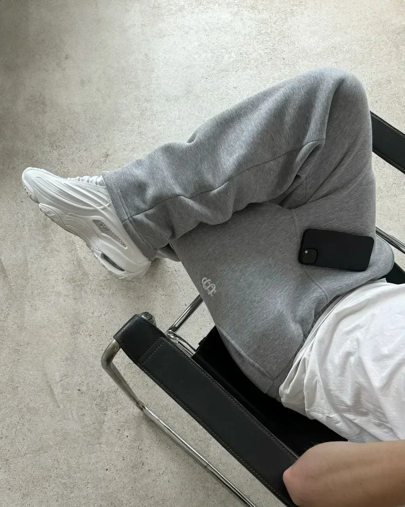 y n Sports Pants Men and Women Y2K Retro Loose Casual Personalized Leg Zipper Straight 250821