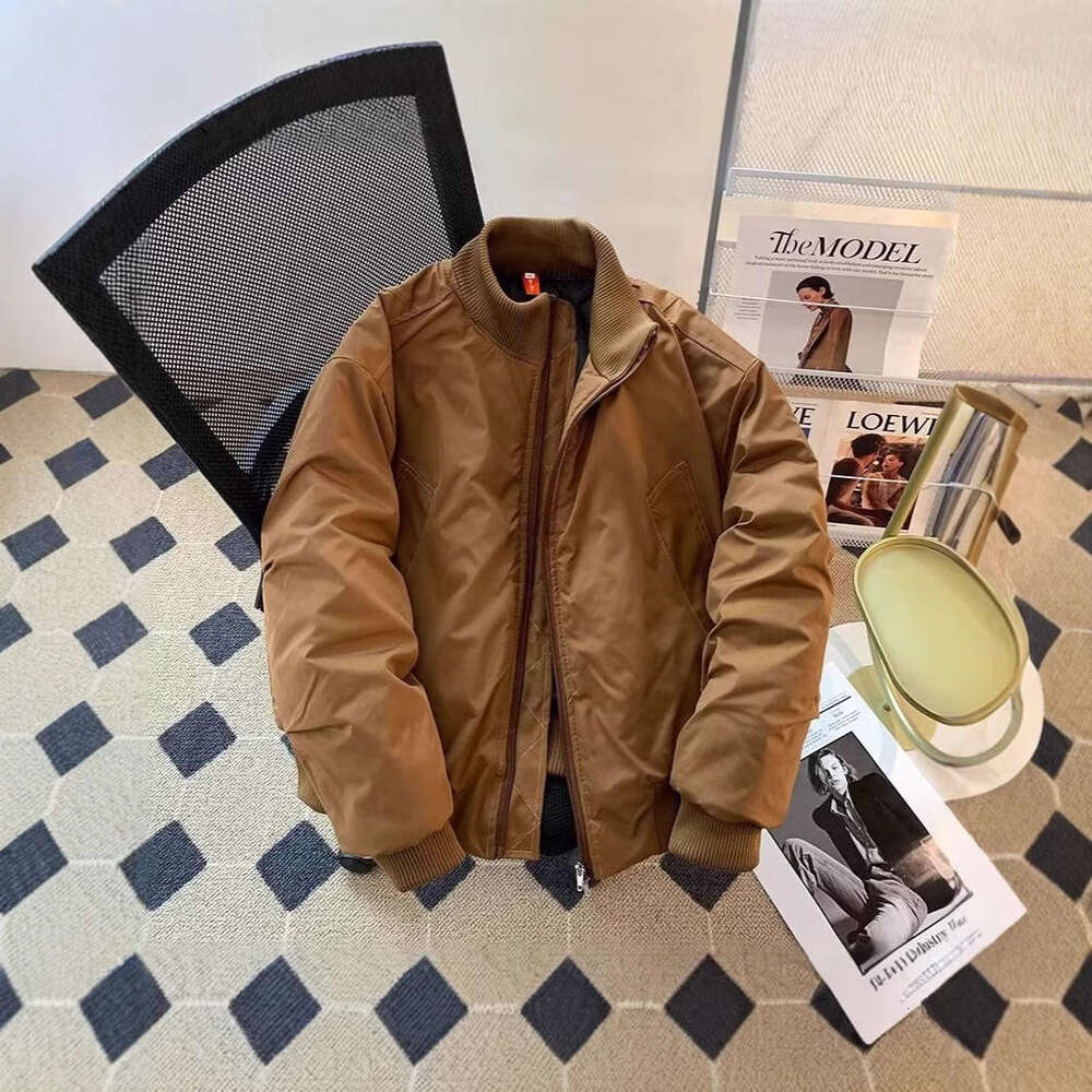 Autumn Winter Cool Jacket Men Ins High Street Trendy Brand Harajuku Style Korean Version Loose Cotton Coat B5
