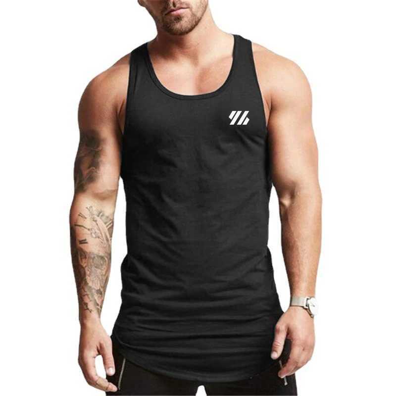 GYM Bodybuilding Casual Tank Tops Summer Cotton Breathable Sleeveless Clothing Mens Fitness Muscle Shirts Running Sport Clothing X250821
