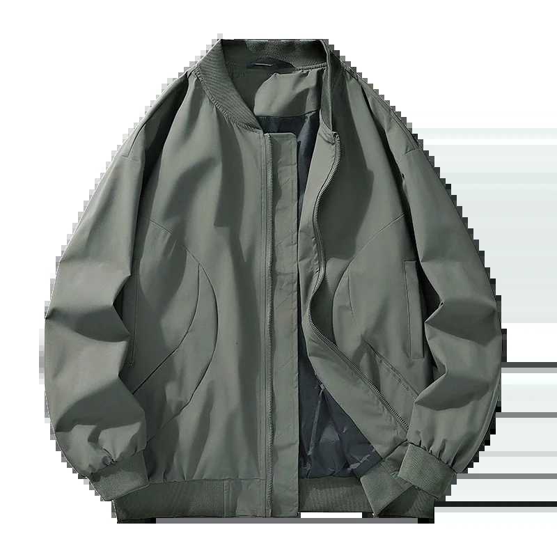 2025 Spring Autumn Men Jacket Men Loose Fashion Coat Bomber Jacket Men Workwear Cargo Jacket High Street Outerwear W250821