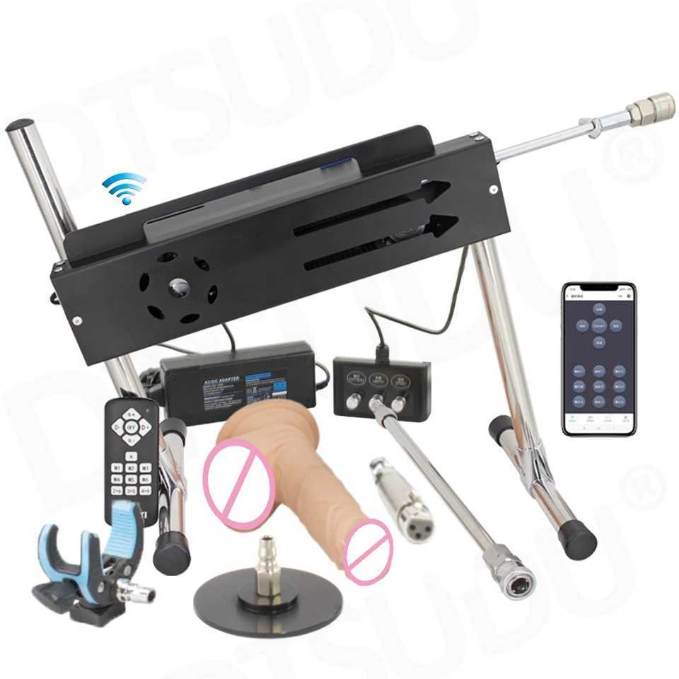 Machine de masturbation automatique de troupe de 200W Super puissant 1-15cm avec des pièces jointes de gode prenant en charge trois contrôleurs m