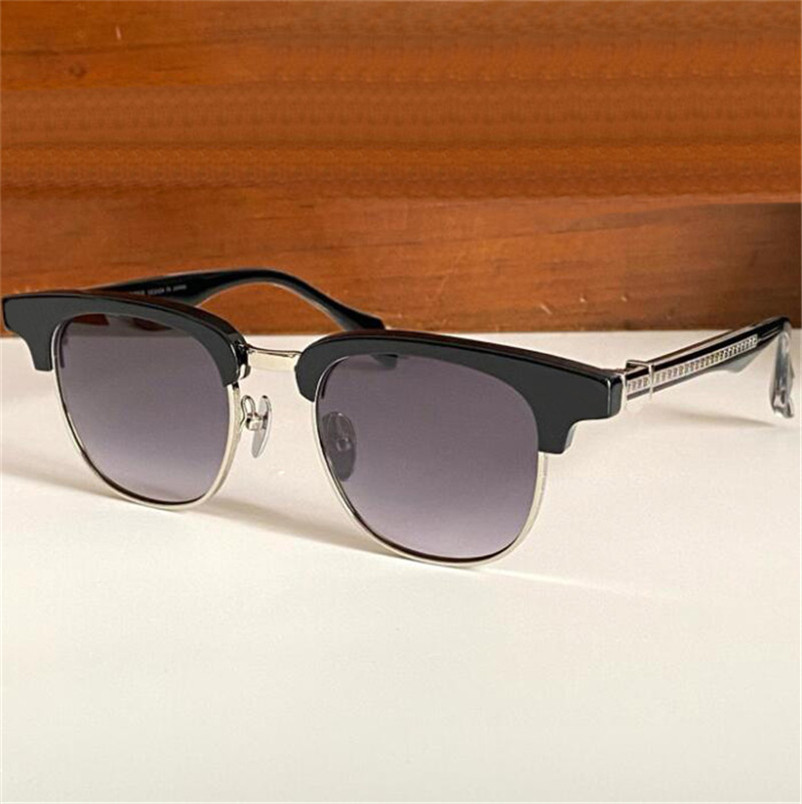 New fashion design square sunglasses 8310 exquisite titanium and acetate frame retro generous style high end outdoor UV400 protective eyewear