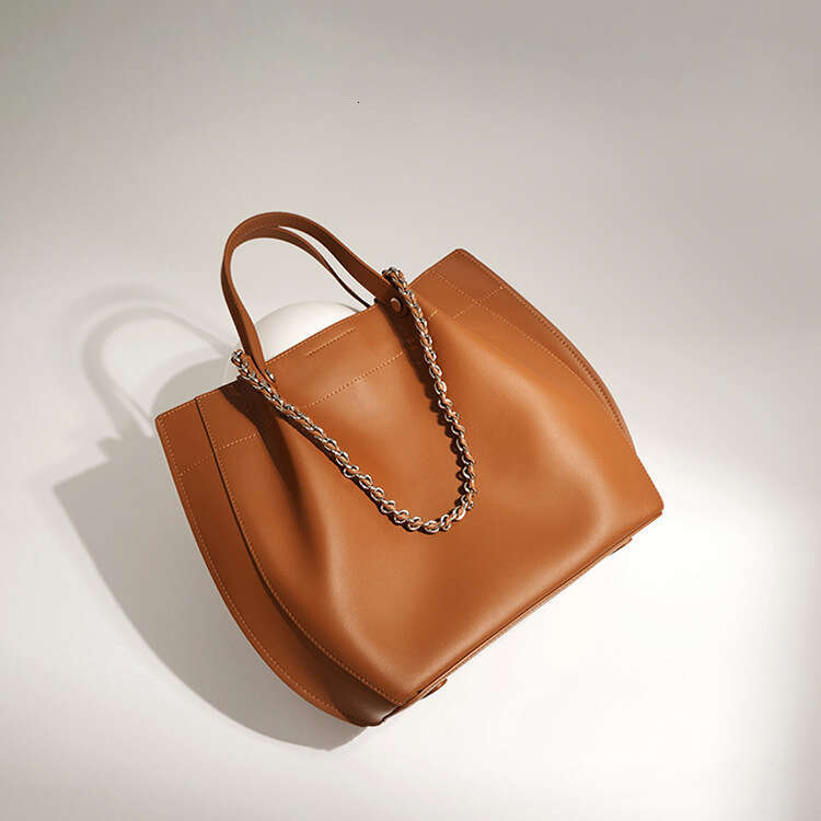 Luxury bag INS High End Fashion Genuine Leather Tote Versatile Commuting Cowhide Large Capacity Women s Handbag Shoulder Bag