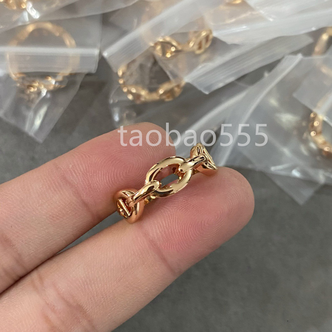 designer ring steel ring luxury gold fashion jewelry Classic rings Couple Bangle mens and womens ring promise Never fade wedding rings