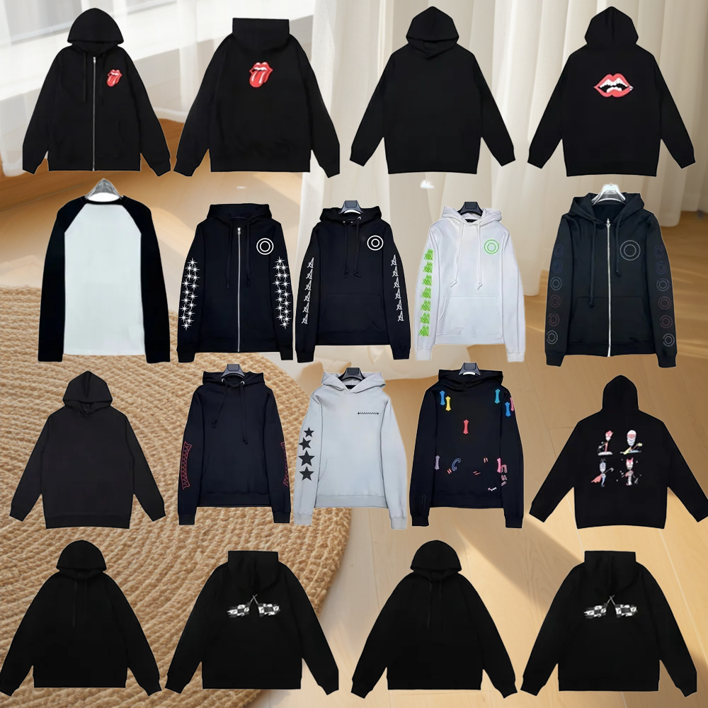 Designer Mens Sweatshirts Sweats Sweats Hip Hop Femme Chrome Veste Pulporat à capuche Longan Homme en vrac Hoody Vêtements décontractés
