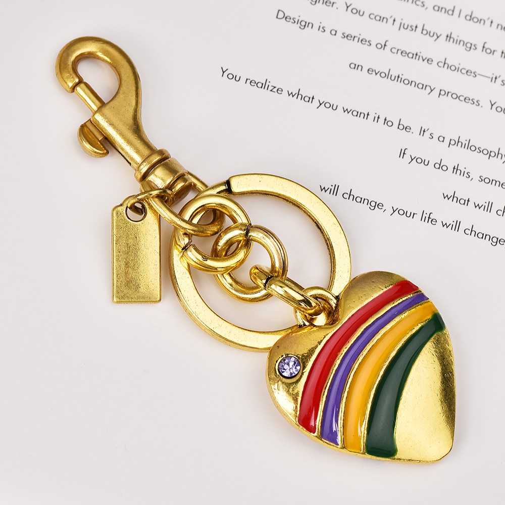 bag charm designer Motif Chain Bag Charm handbag charm carriage cherry luxury keychain bag Accessory Circle buckle Long chain ach pendant quality dh