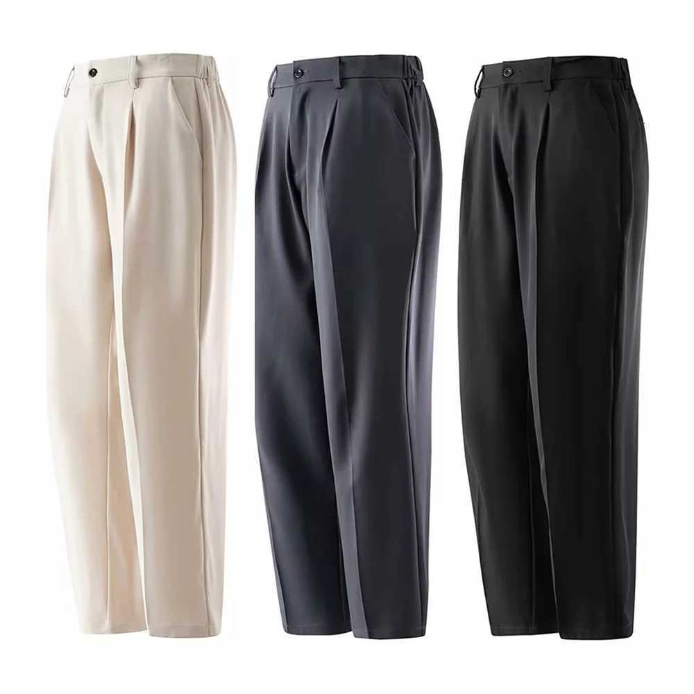 Pantalons droits hommes pantalons respirants légers d'été Nouveau pantalon décontracté de mode pantalon de taille en vrac streetwear xj250821