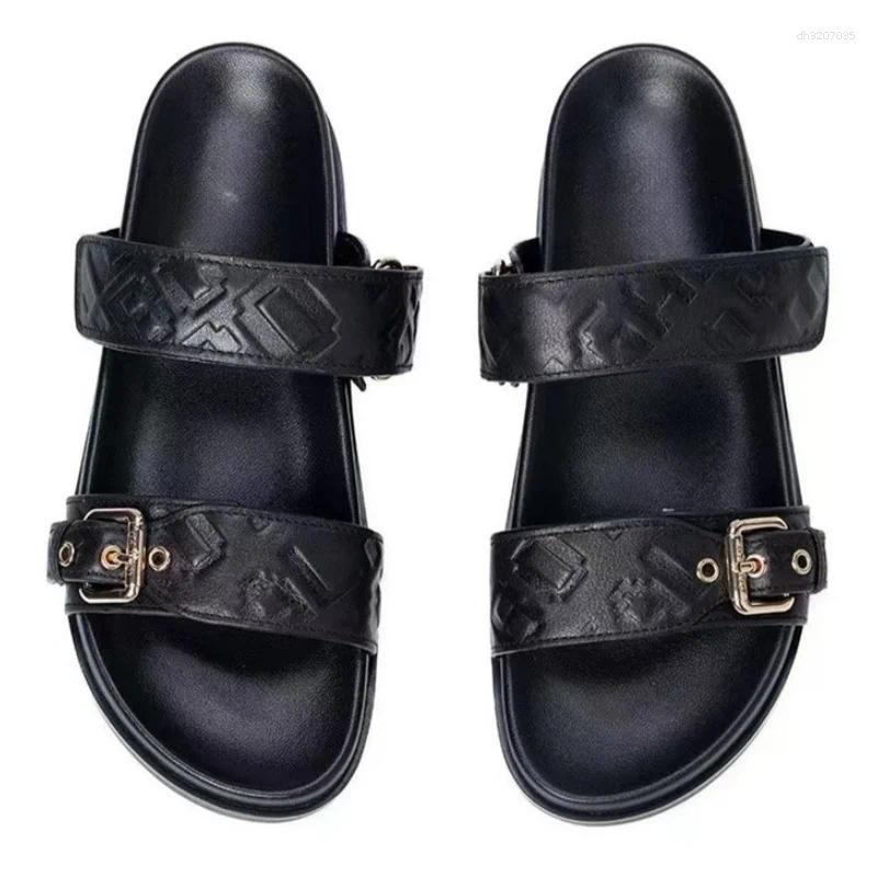 Slippers Designer Women 2025 Summer Casual Comfortable Famle Sandals Vacation Travel Plus Size Zapatos Mujer
