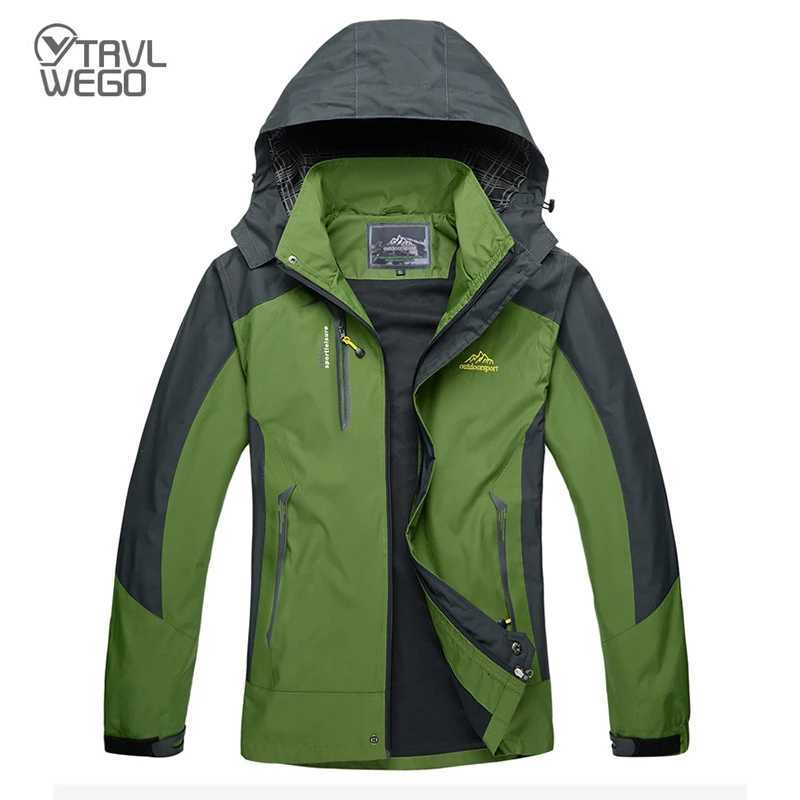 Trlwego hommes veste d'automne veste extérieure couches de randonnée de randonnée camping à soupe de vent résistant à l'eau pêche à la pêche de v