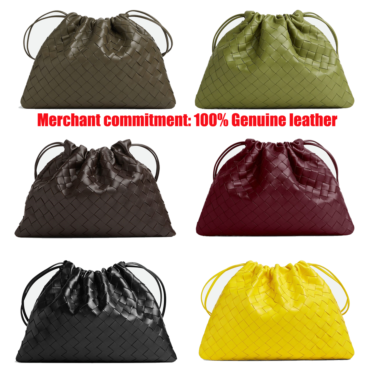 10A Designer bags Drawstring Dustbag cloud bag Luxury handbags leather woven bag Womens chain Shoulder Bag lady Clutch makeup bag fashion bag Knot L