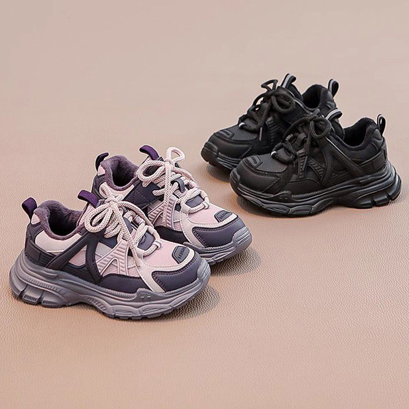 Chaussures de sport pour enfants baskets pour tout-bassins pour filles chaussures décontractées Walkfashion Mesh Fashion School Chaussures de cou