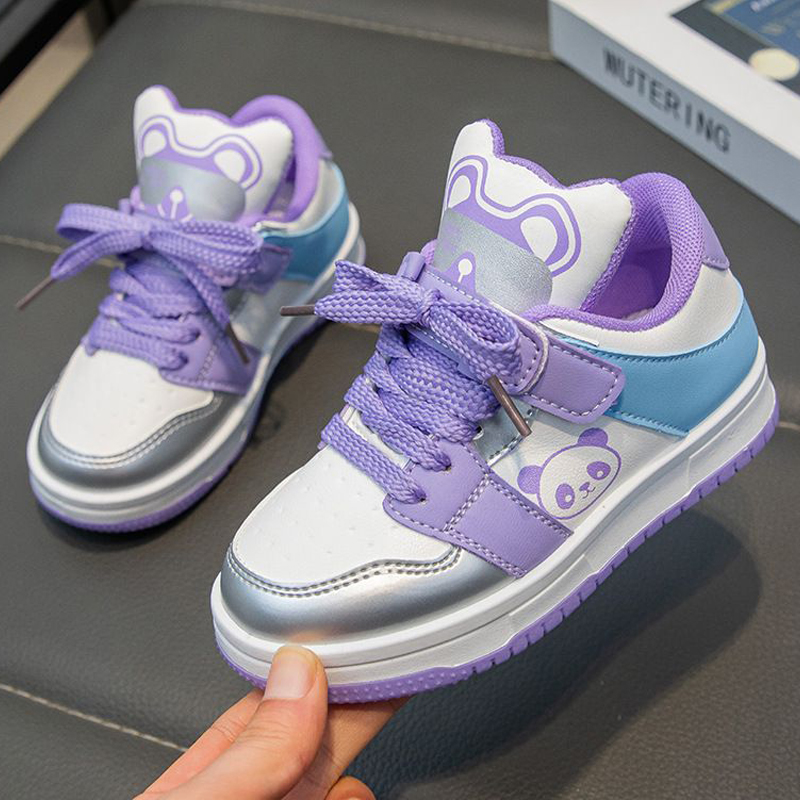 Chaussures pour enfants Fashion Low Top Casual Toddler Sports Chaussures Girls Chaussures de planche non glissées Walkfashion Spring Nouveau enfa