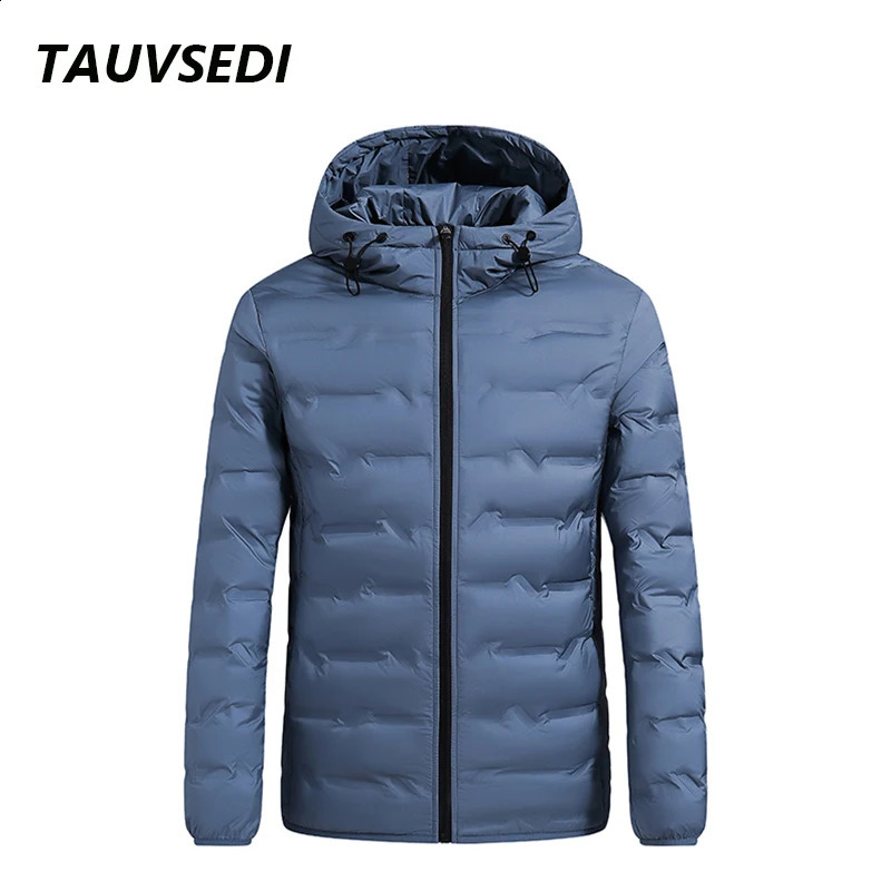 Mens White Duck Down Jacket Warm Thick Windproof Puffer Jacket Winter Men Hooded Waterproof High Quality Thermal Parka Male250821