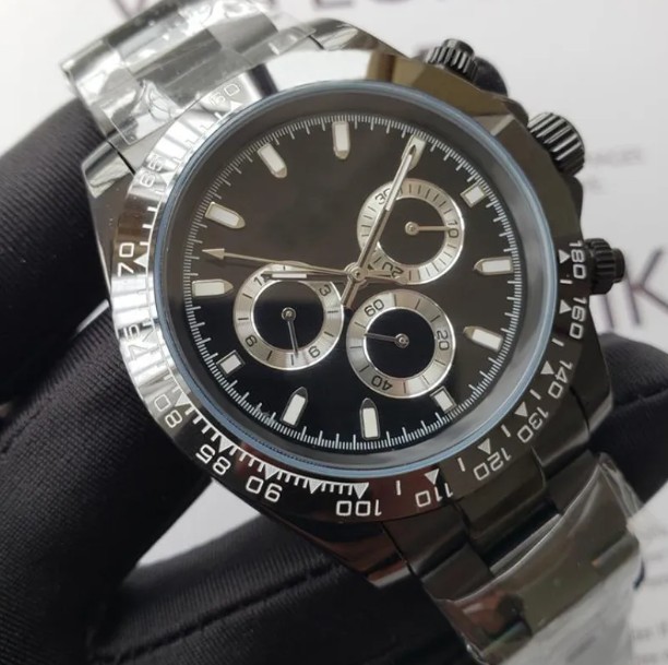 Automatic men's luxury watch designer mechanical watch luxury 40mm new all black watch ring U1 fashion watch 904L all stainless steel watch swi