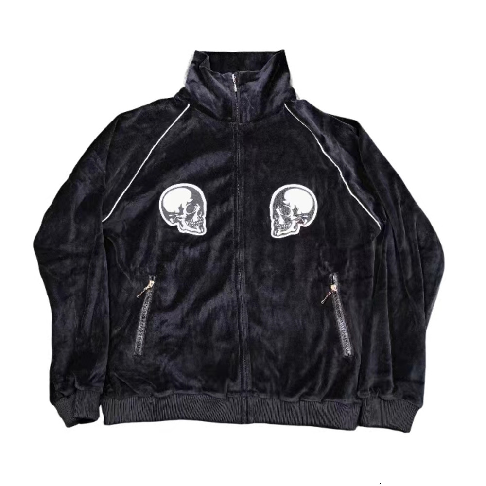 Men's Jackets Lmyer Number Nine Corduroy Embroidered Jacket Basic Casual Loose Sweatshirt Long Sleeve