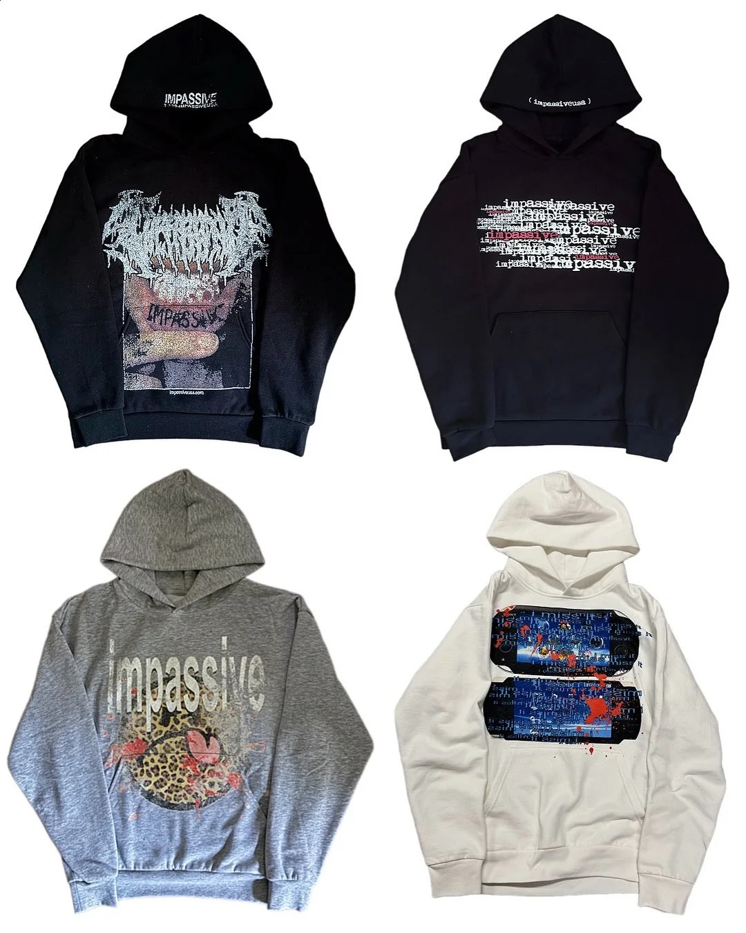 Hip Hop Clarity Collection Hoodies Y2k Top Grunge Oversize Hoodie Casual Streetwear Sweatshirt Harajuku Tracksuit Men Clothing 250821