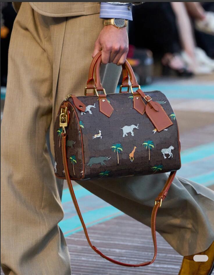 Sac à main Tote Satchel Rowan pour femmes Sac à bandoulière en cuir de mode vintage sur le got Crossbody Shopping Sac Men Designer Speedyss Pillo