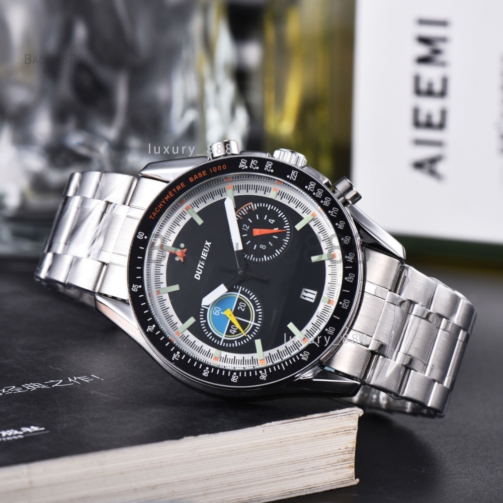 Newly 2026 Arrival Popular Luxury Watches for Men Quartz Wristwatch Steel and Leather Strap Automatic Date Daily Waterproof Fashion Male Clocks for