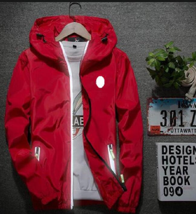 Designer 7XL jacket Mens womens Reflective zipper Windrunner Jacket Thin Coat Mens Sports Windbreaker Coats Couple hooded hiking mens jackets