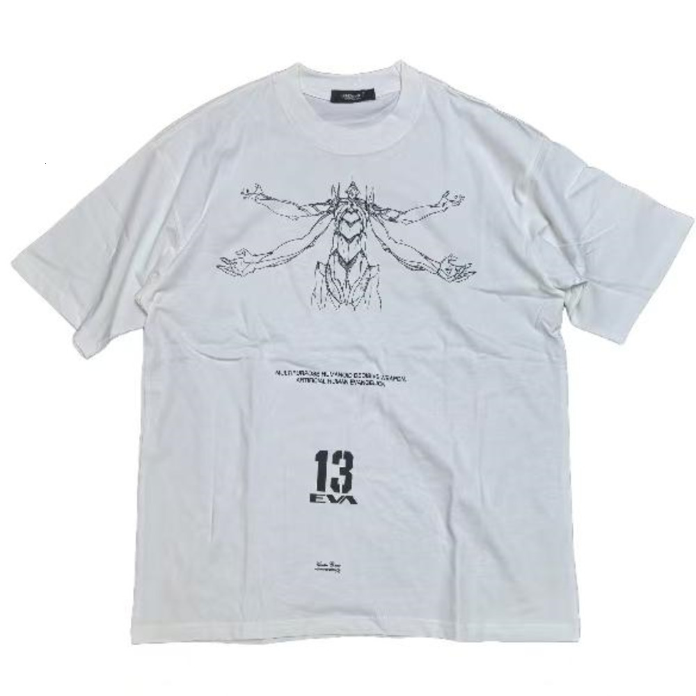 Men's T-Shirts Lmyer Undercover EVA Unit 1 Loose Casual Printed T-Shirt Short Sleeve