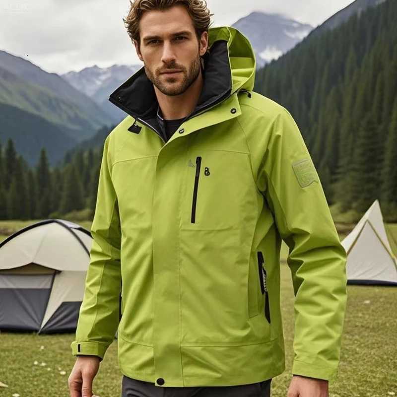Mens Casual Outdoor Jacket Autumn Windproof Waterproof Sport Coat Man Cargo Camping Hiking Jackets Male Hooded Tactical Jackets W250821