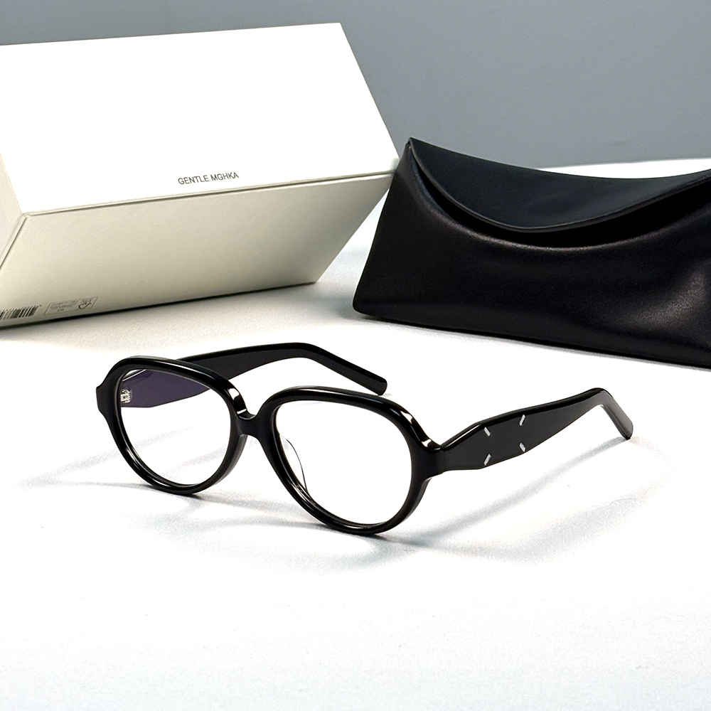 Fashion korea maison Retro Optical Glasses gentle Acetate Round MM211 Eyeglasses frame men women GM Glasses computer eyewear myopia Prescription
