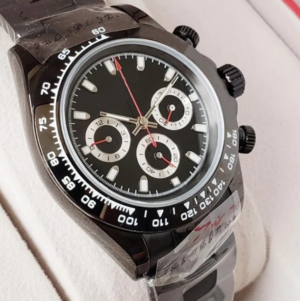 Automatic men's luxury watch designer mechanical watch luxury 40mm new all black watch ring U1 fashion watch 904L all stainless steel 4A watch
