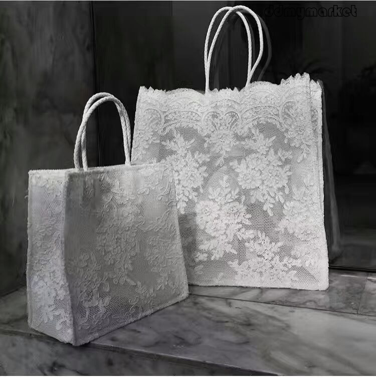 Ddmymarket 2025 Spring Summer New Lace Lightweight Single Shoulder Handbag Women's Shopping Tote Fashion Mini Small Bag
