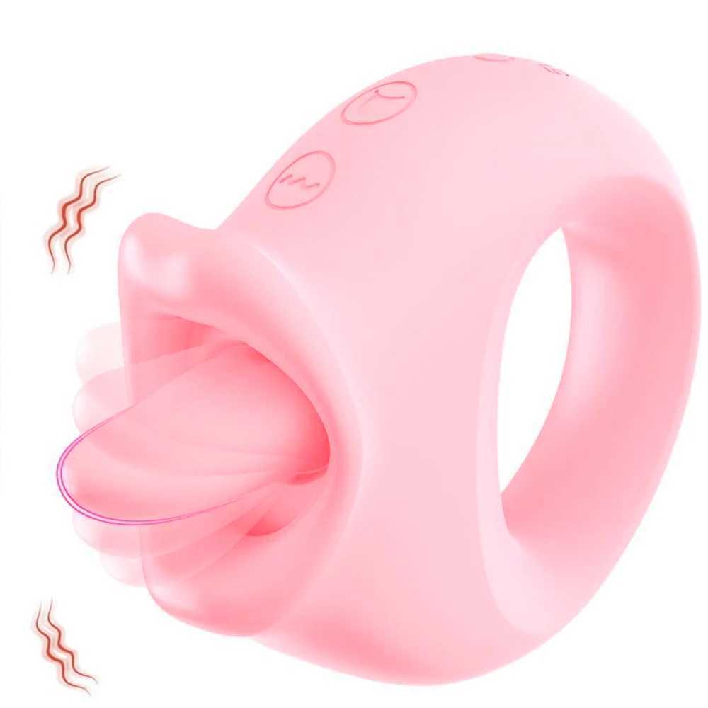 Clitoral Tongue Licking Vibrator 10 Vibration Modes G Spot Nipple Stimulator Vagina Erotic Machine Tool Adult Sex Toys for Women gbamboo_KZFI