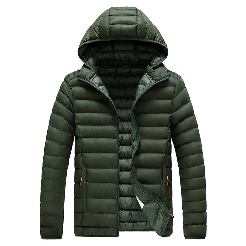 Men Parka Autumn Winter Warm Waterproof Jackets and Coats Mens Hooded Casual Outwear Detachable Hat Black Parkas Coat Male250821