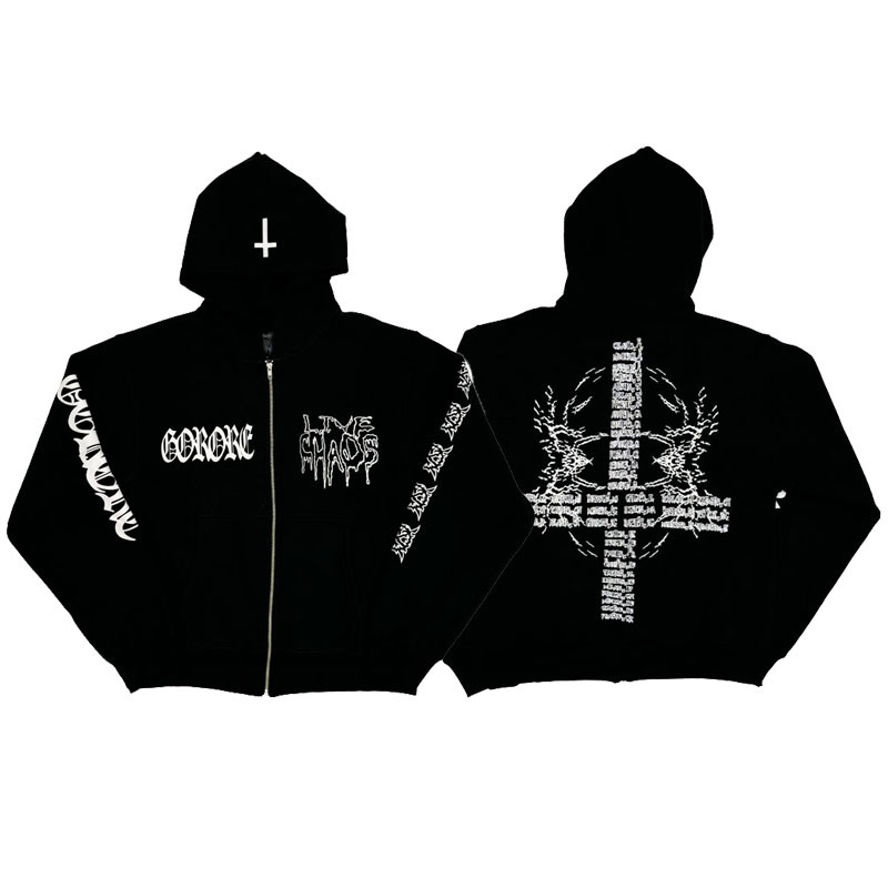 Men's Jackets Ken Carson A Great Chaos Tour Hoodie Zipper Hooded Jacket Hoodie opium