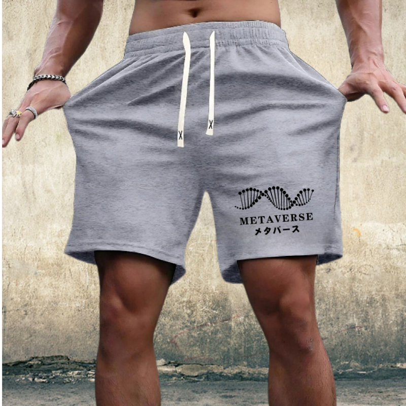 1345 Summer en gros personnalisable grande taille Chorte-traits en tricot élastique décontracté pour hommes pantalon boxeur à la tête médian-jume