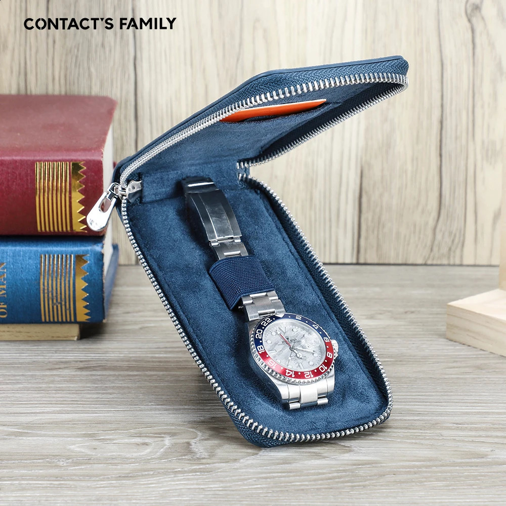 Leather Watch box Men and Women Multifunctional Single Storage And Packaging Wrist Watch boxes High Quality Gift Box 250814