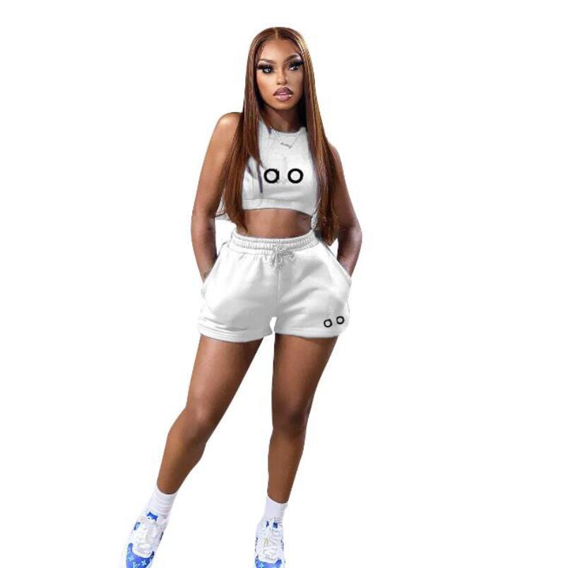 Designer Yoga Set Women Two Pieces bralette Gym Sports Tracksuits Bra Fitness Shorts Fared Pant Workout Sports Clothes