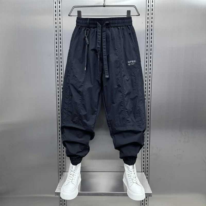 2024 Casual Pants Mens Harem Pants Man Gym Clothes Summer Loose Trousers Comfortable XJ250821