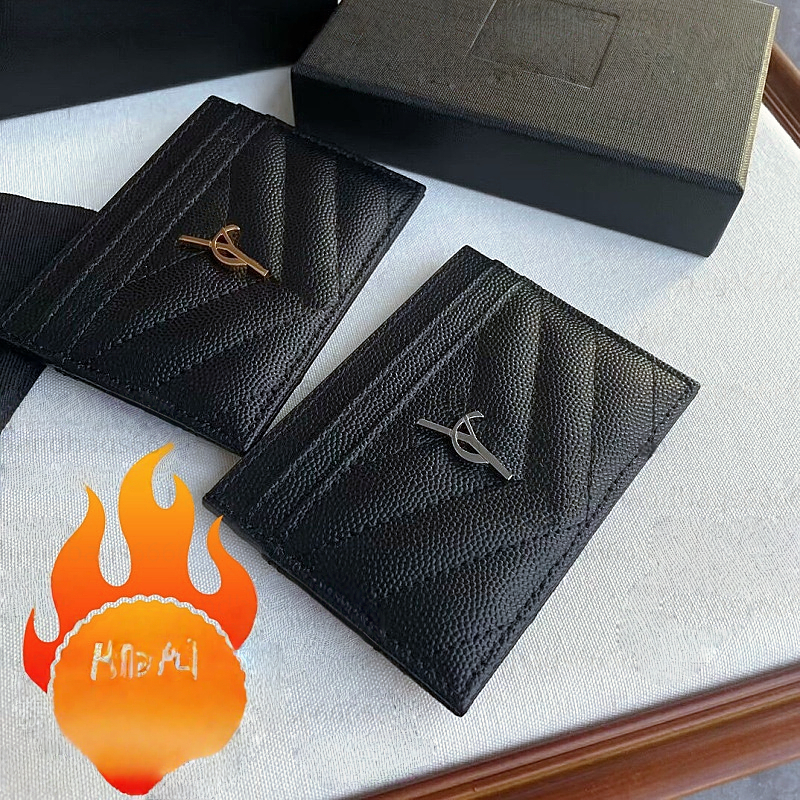 Leather card holders wallet women coin purses red black grain crocodile credit mini bag fashion retro simple cardholder designer