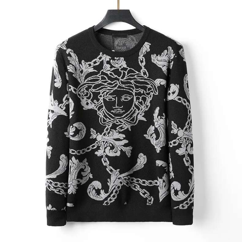 Designer de luxe Hiver Hommes tricotés pull pull en coton coton tricot respirant pull à manches longues