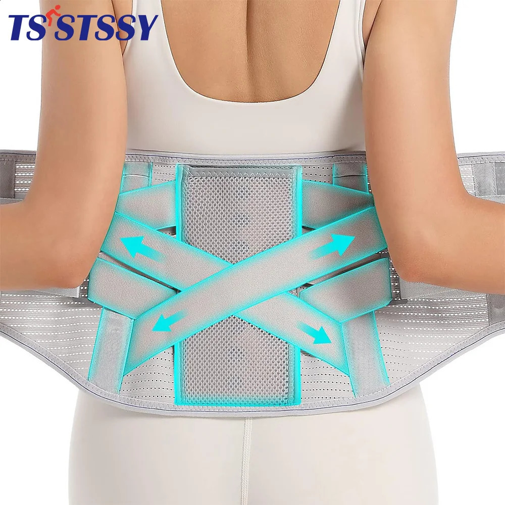 Lumbar Back Support Brace Elastic Double Compression Belt for Lower Back Pain ReliefScoliosisHerniated DiscSciatica Men Women 250819
