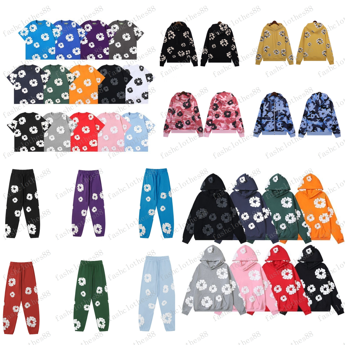 Designer Hoodie Mens hoodies pullover hooded shorts Men's the Cotton Wreath Unisex Oversized Hoodies woman Hoody Fashion sweatpants Hip Hop Hoo