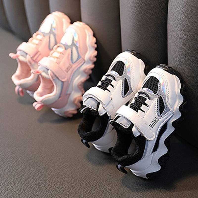 Chaussures pour enfants bébé garçons girls pour enfants baskets sport en mesh doux anti-glissement