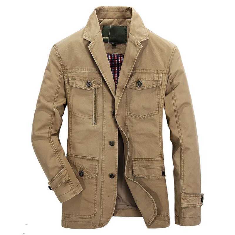 Veste de blazer militaire 5xl pour hommes en coton décontracté manteaux armée