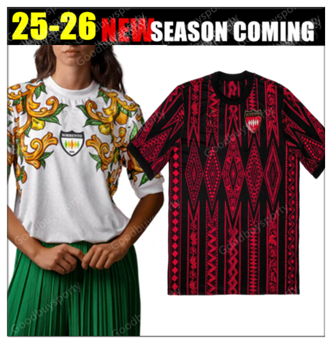 2526 sous les maillots de football de Sorrento Kone Petrone Fernando Amendola Radice D Harrasser Aniello 2026 2025 Football Shirts Men Kid Kit Ki